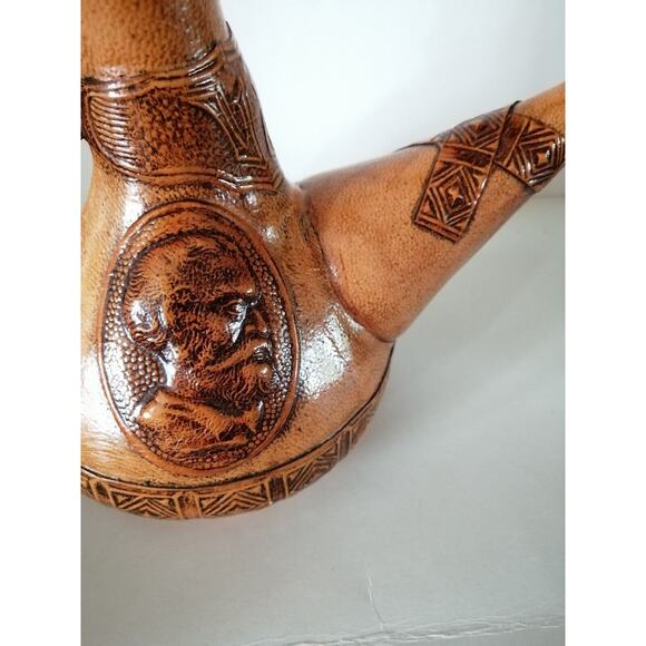 Vintage Spain JEYPE Leather Wine Decanter - Picture 2 of 6